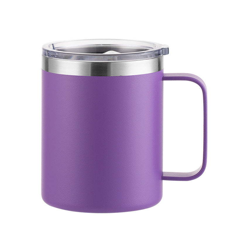 coffee mugs with company logo in purple