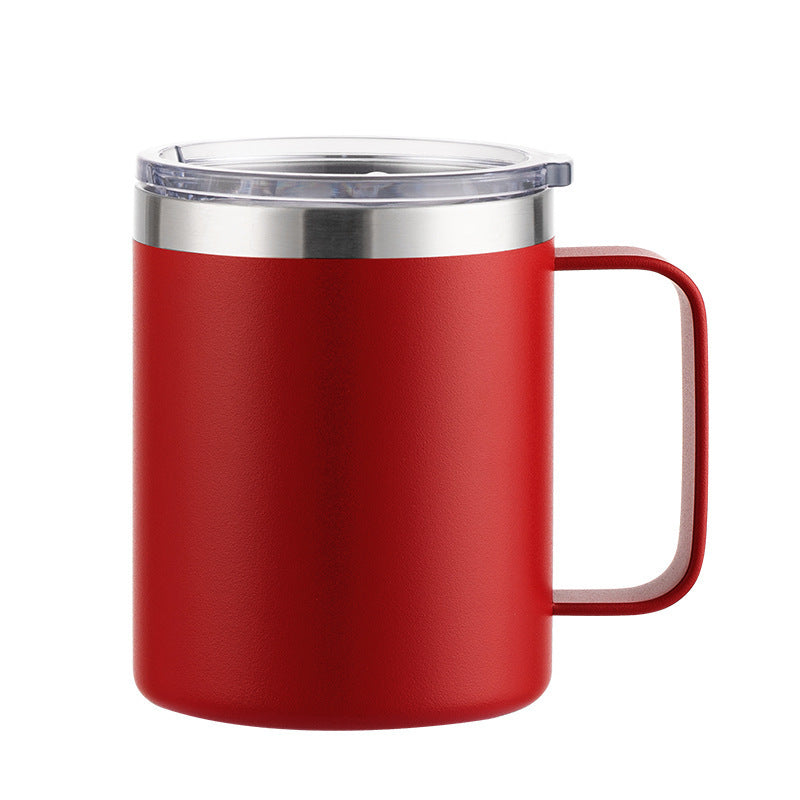 coffee mugs with company logo in red