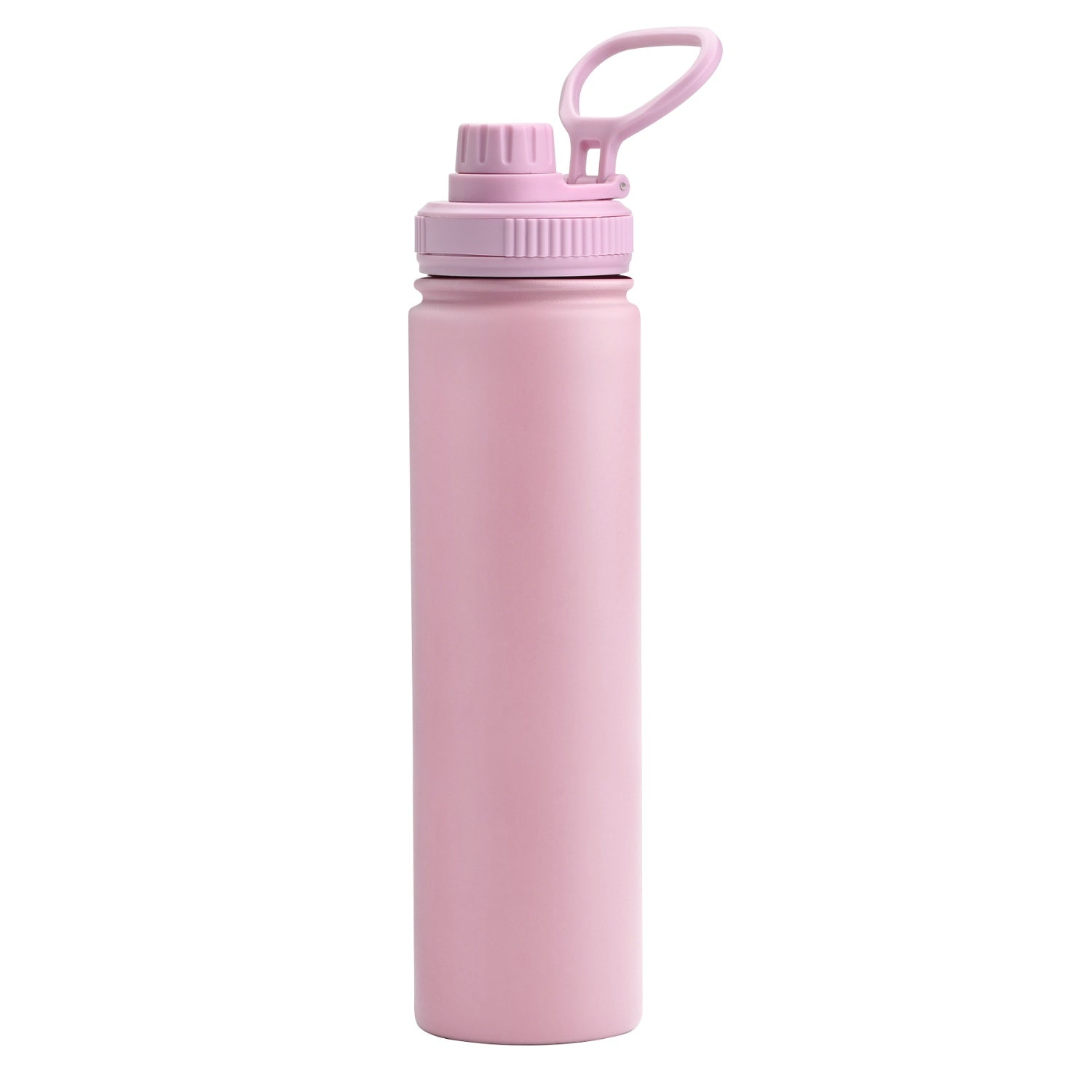 750ml 25 oz pink water bottle with business logo by Just Bottle