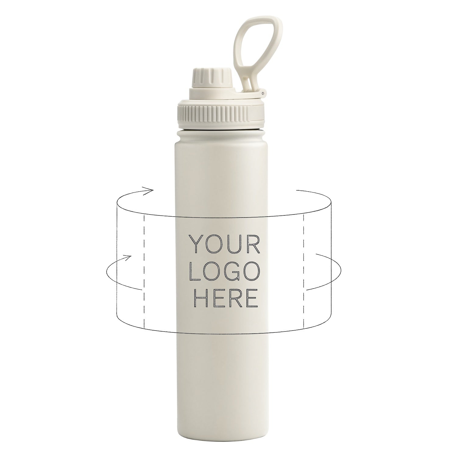 750ml 25oz company logo bottle