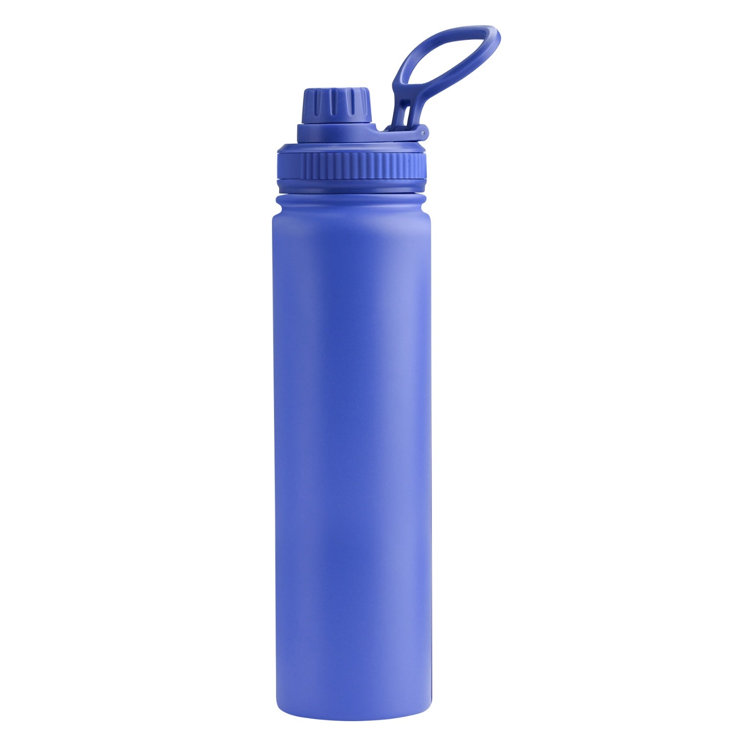 750ml 25oz company logo water bottle in blue
