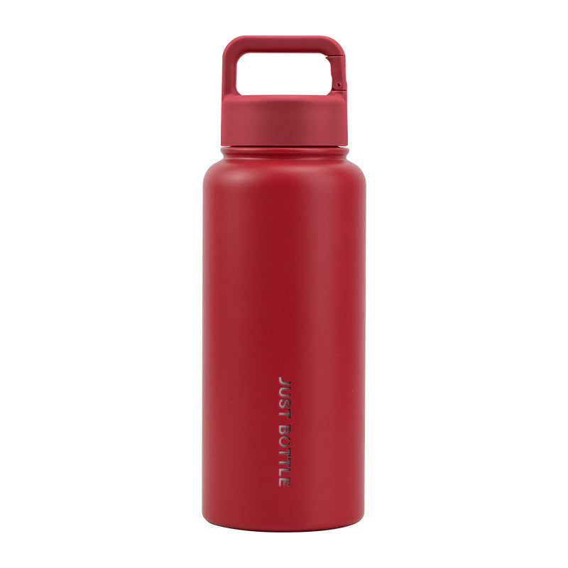 Red Jumbo Clipper Bottle 950ml (32oz) – Custom Logo Water Bottle by Just Bottle