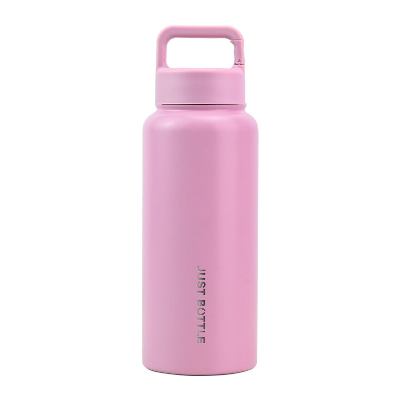 Bright Pink Jumbo Clipper Bottle 950ml (32oz) – Custom Logo Water Bottle by Just Bottle