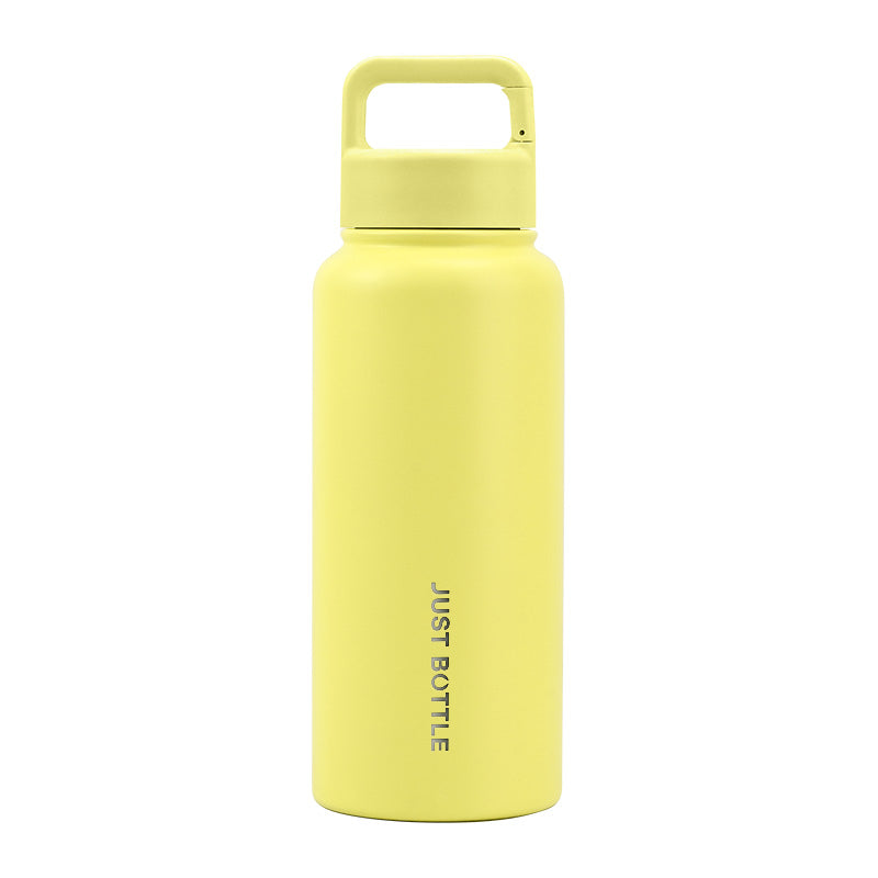 Bright yellow Jumbo Clipper Bottle 950ml (32oz) – Custom Logo Water Bottle by Just Bottle