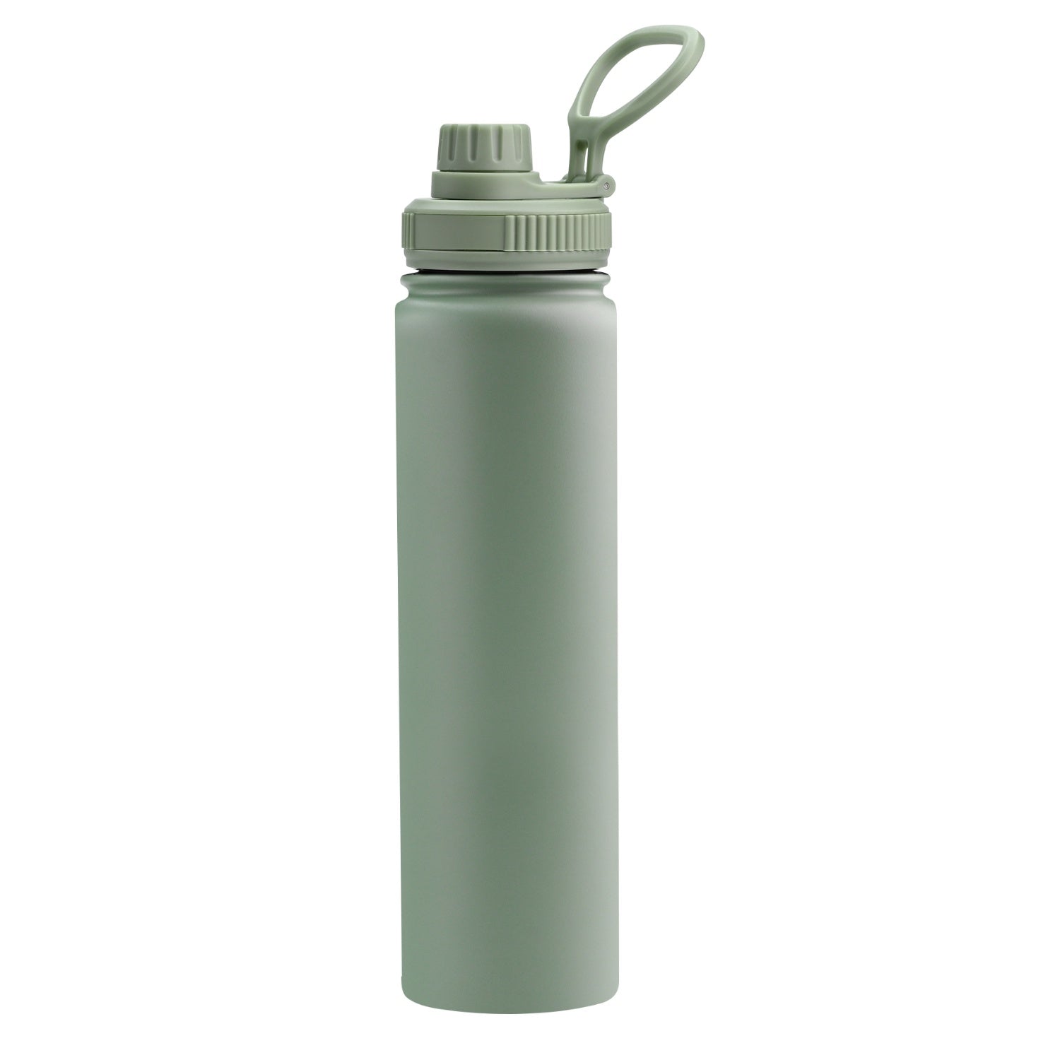 green water bottle with business logo tall