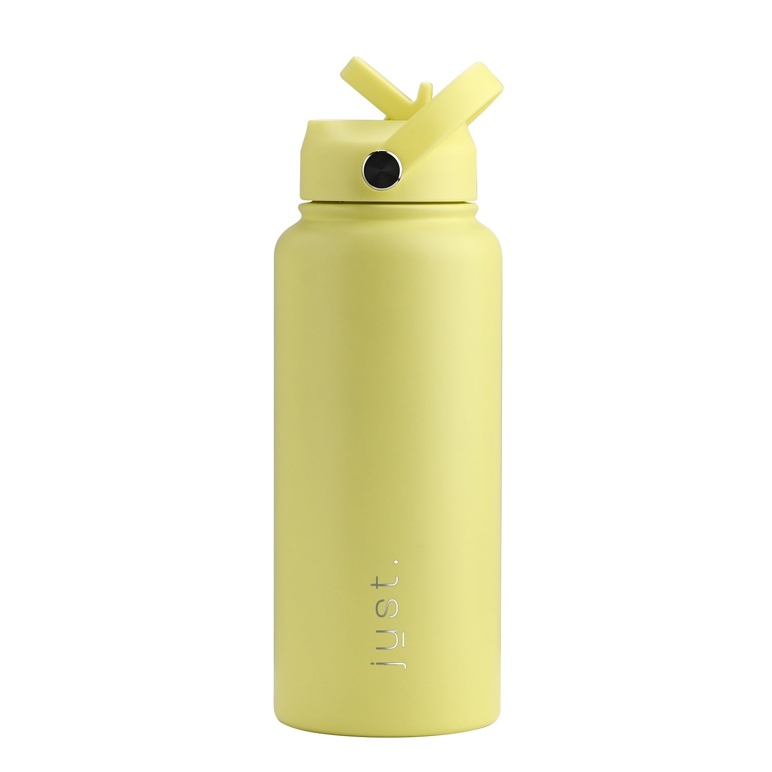 Yellow 950ml 32oz custom stainless steel water bottle with straw lid and company logo – Just Bottle Jumbo Pioneer