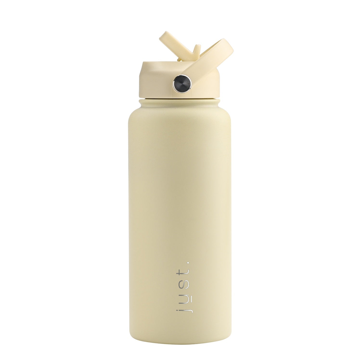 Yellow 950ml 32oz custom stainless steel water bottle with straw lid and company logo – Just Bottle Jumbo Pioneer