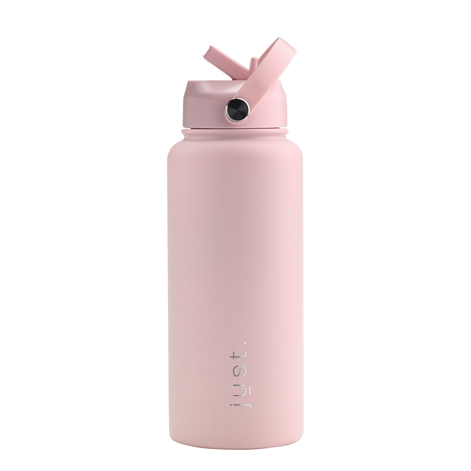 Pink 950ml 32oz custom stainless steel water bottle with straw lid and company logo – Just Bottle Jumbo Pioneer