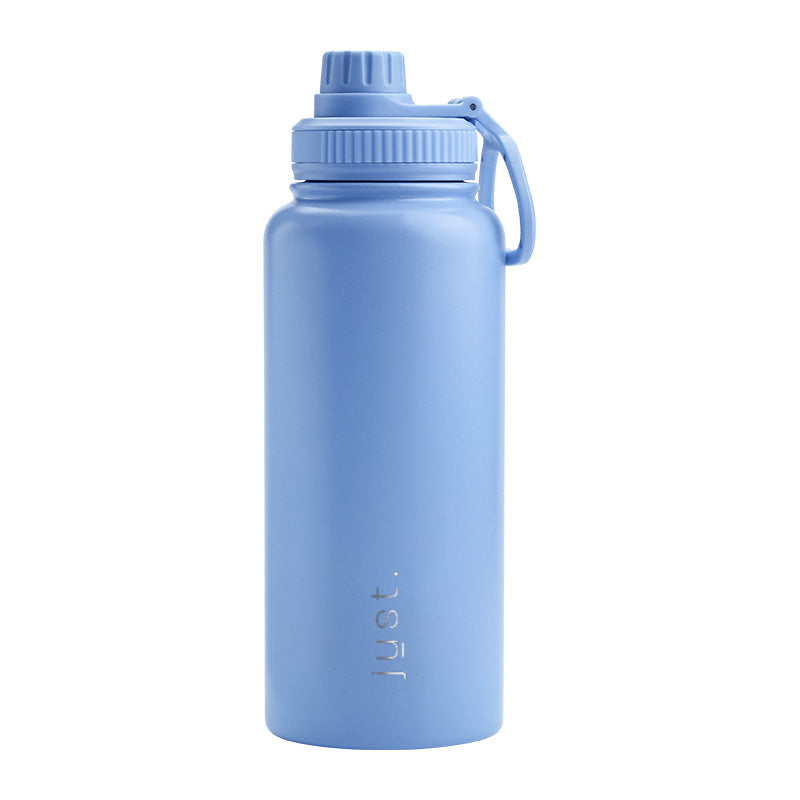 Light blue 950ml 32oz company logo stainless steel water bottle with small cap lid – Just Bottle Jumbo Urban