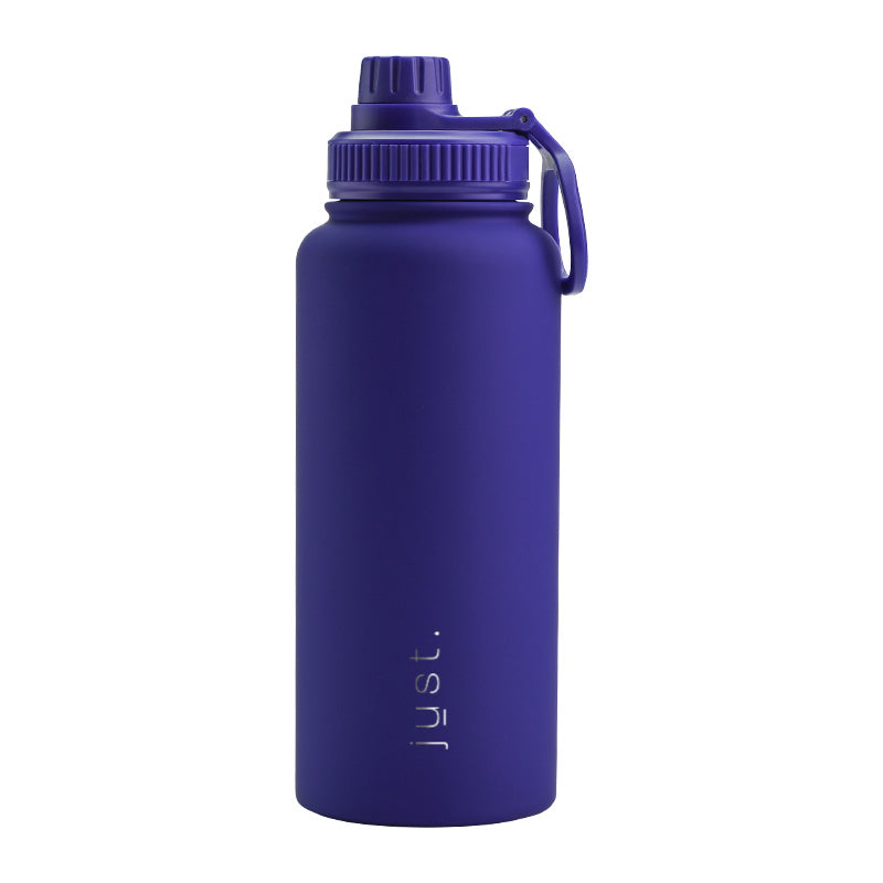 Dark purple 950ml 32oz company logo stainless steel water bottle with small cap lid – Just Bottle Jumbo Urban