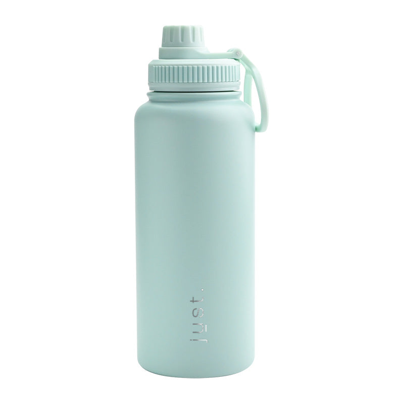 Mint green 950ml 32oz company logo stainless steel water bottle with small cap lid – Just Bottle Jumbo Urban