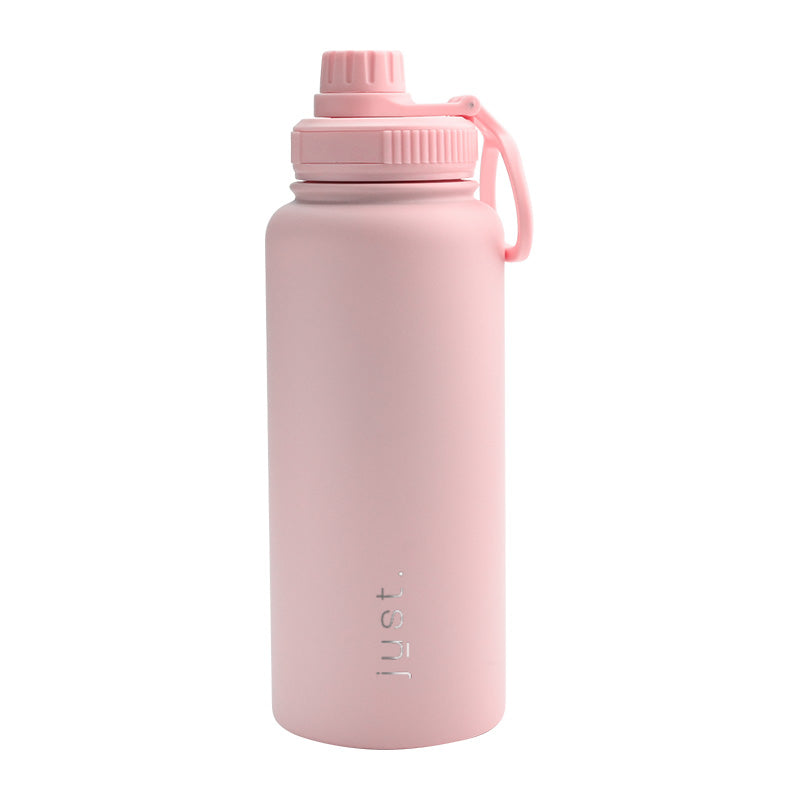 Pink 950ml 32oz company logo stainless steel water bottle with small cap lid – Just Bottle Jumbo Urban