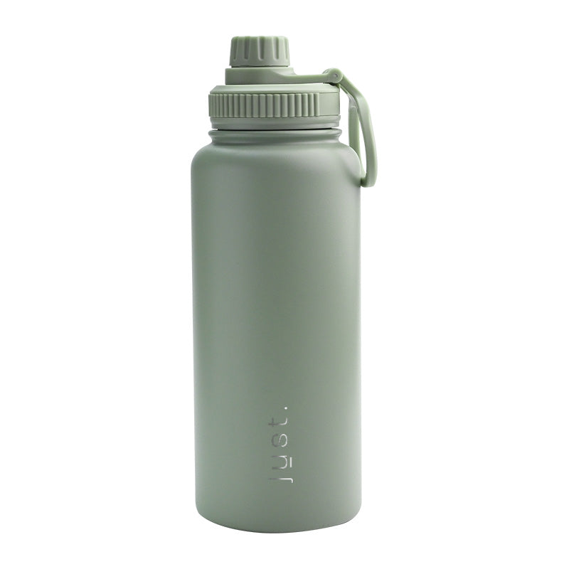 Green 950ml 32oz company logo stainless steel water bottle with small cap lid – Just Bottle Jumbo Urban