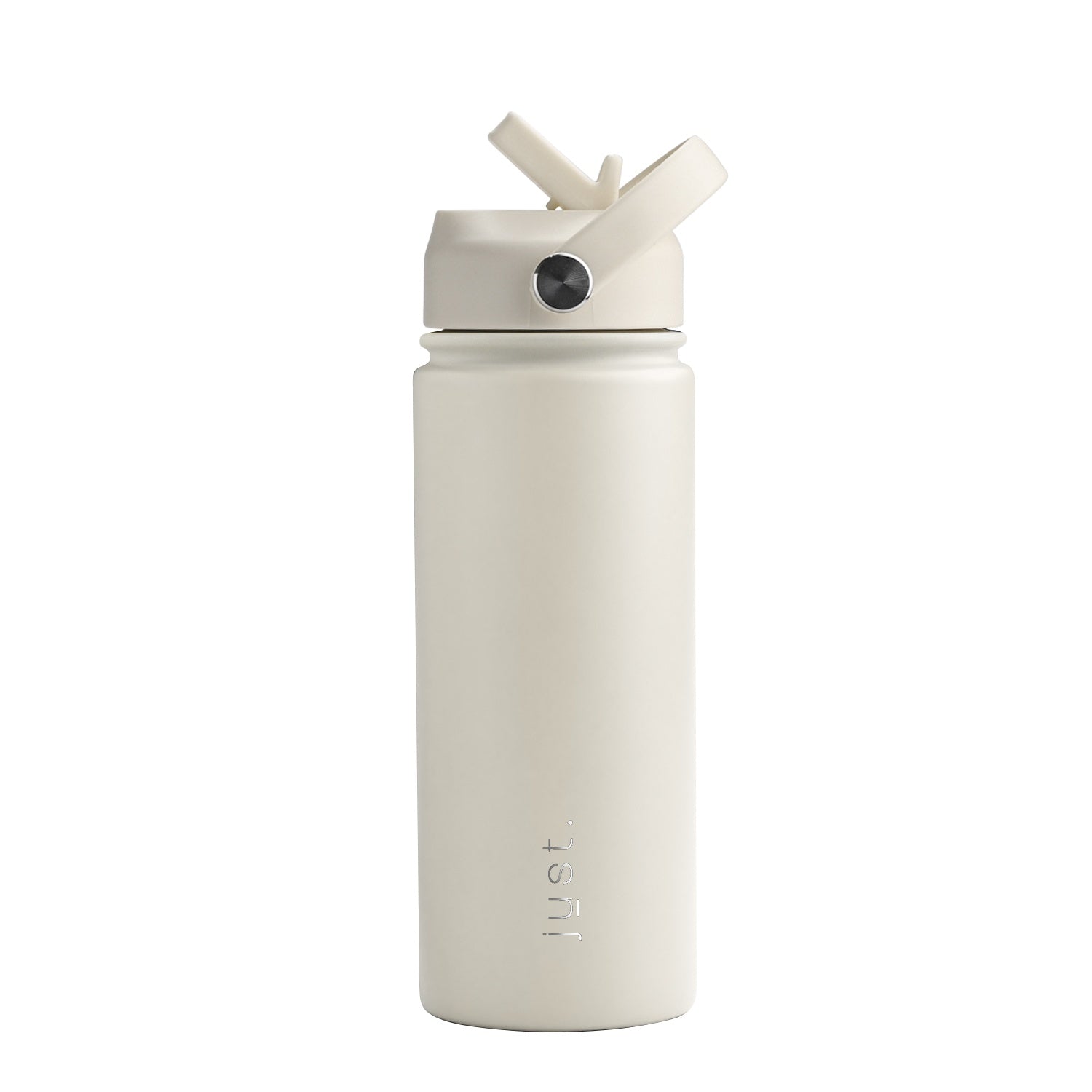 Beige 550ml 18 oz custom stainless steel water bottle with straw lid and company logo – Just Bottle Pioneer