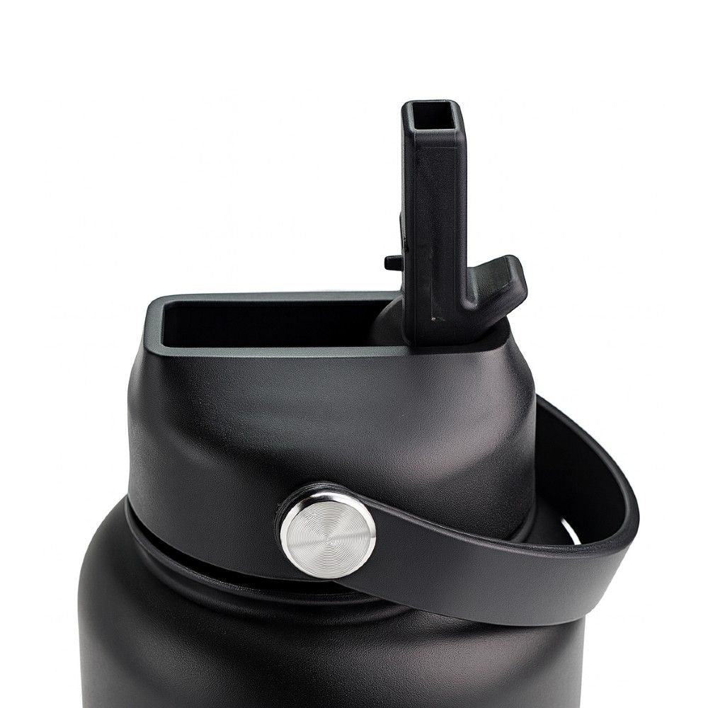 Metal water bottle with straw cap - Just Bottle replacement lid