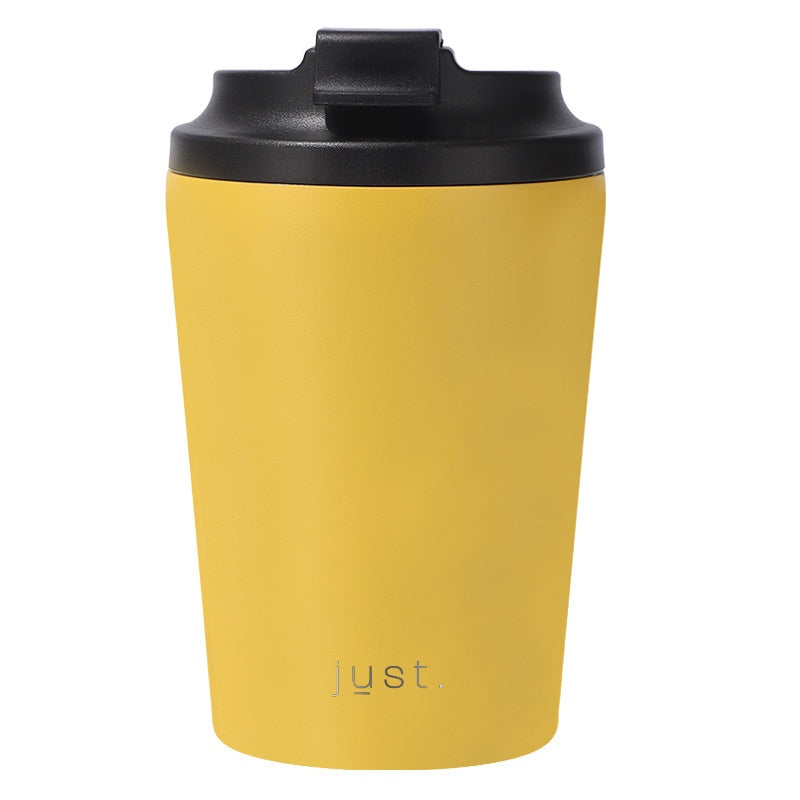 business logo mug in yellow