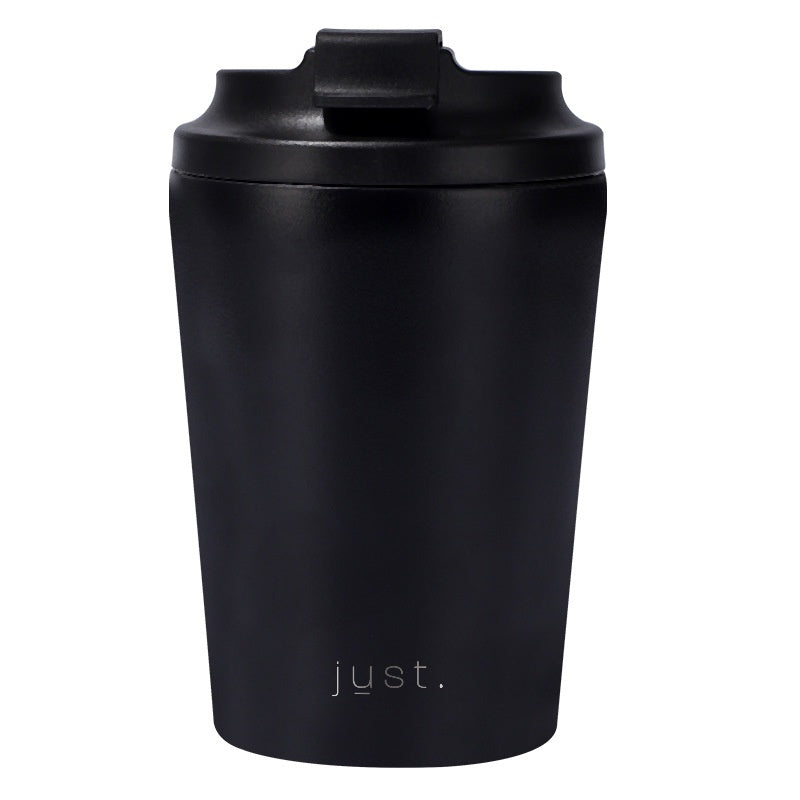 company logo mug in black