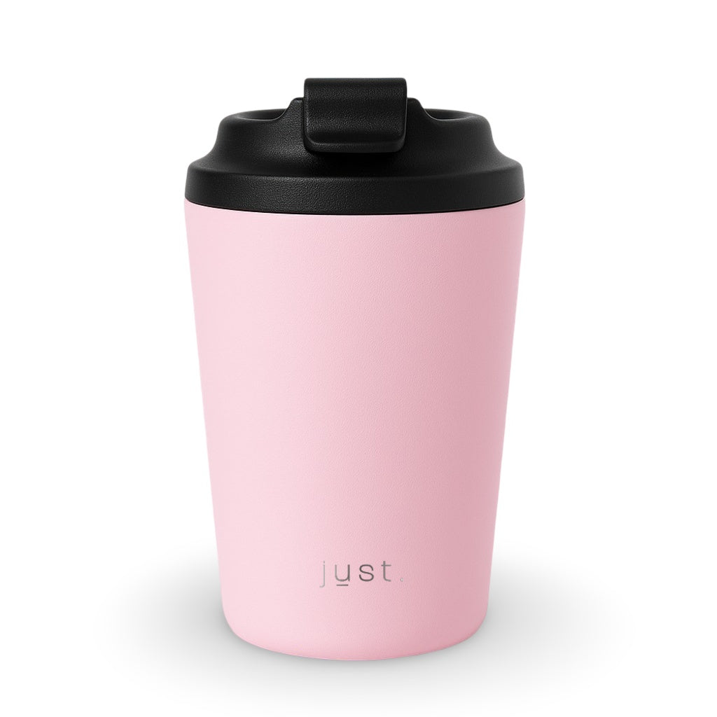 pink coffee cup