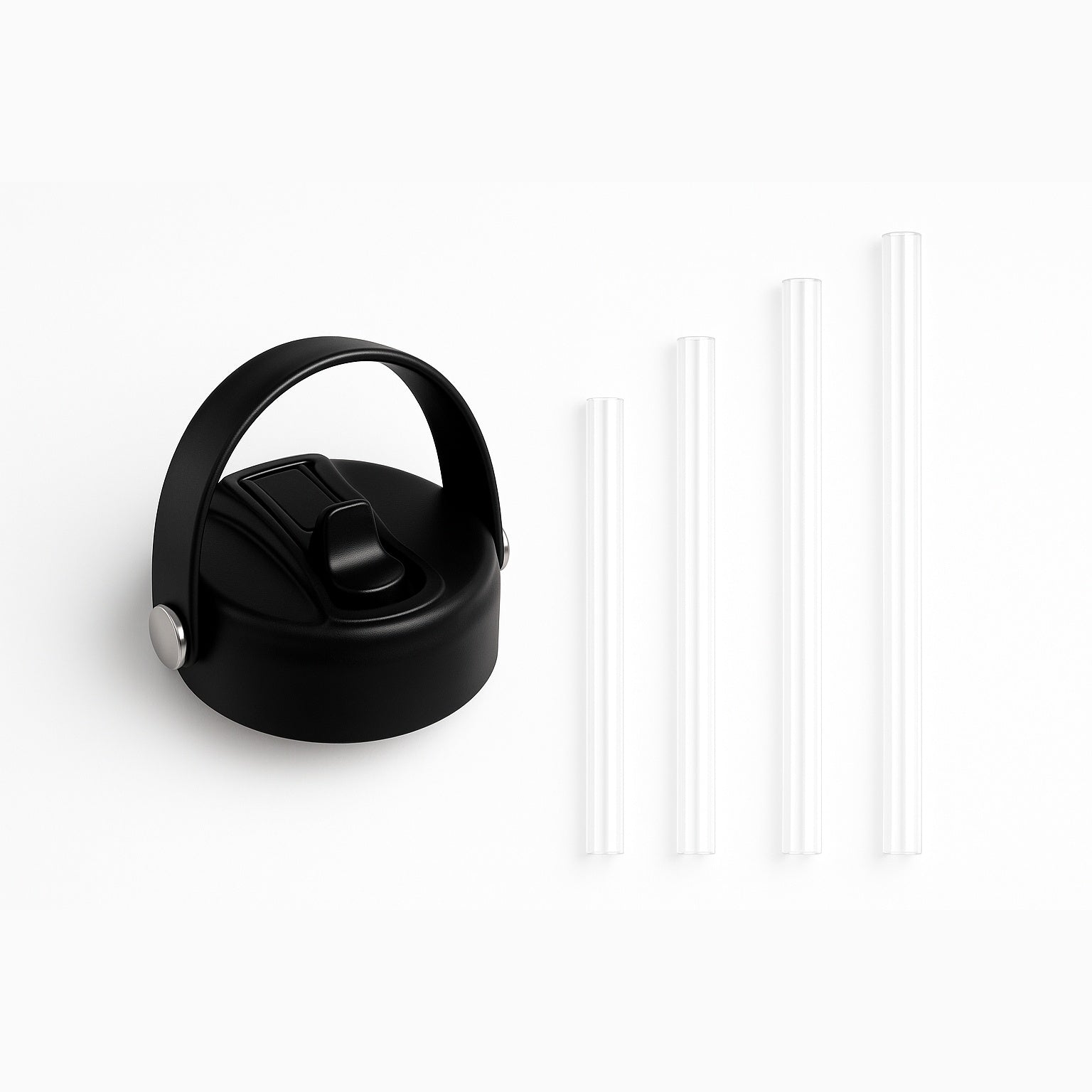 straw lid with 4 different size straws to fit Just Bottle Nomad Bottles and Commuter Cups