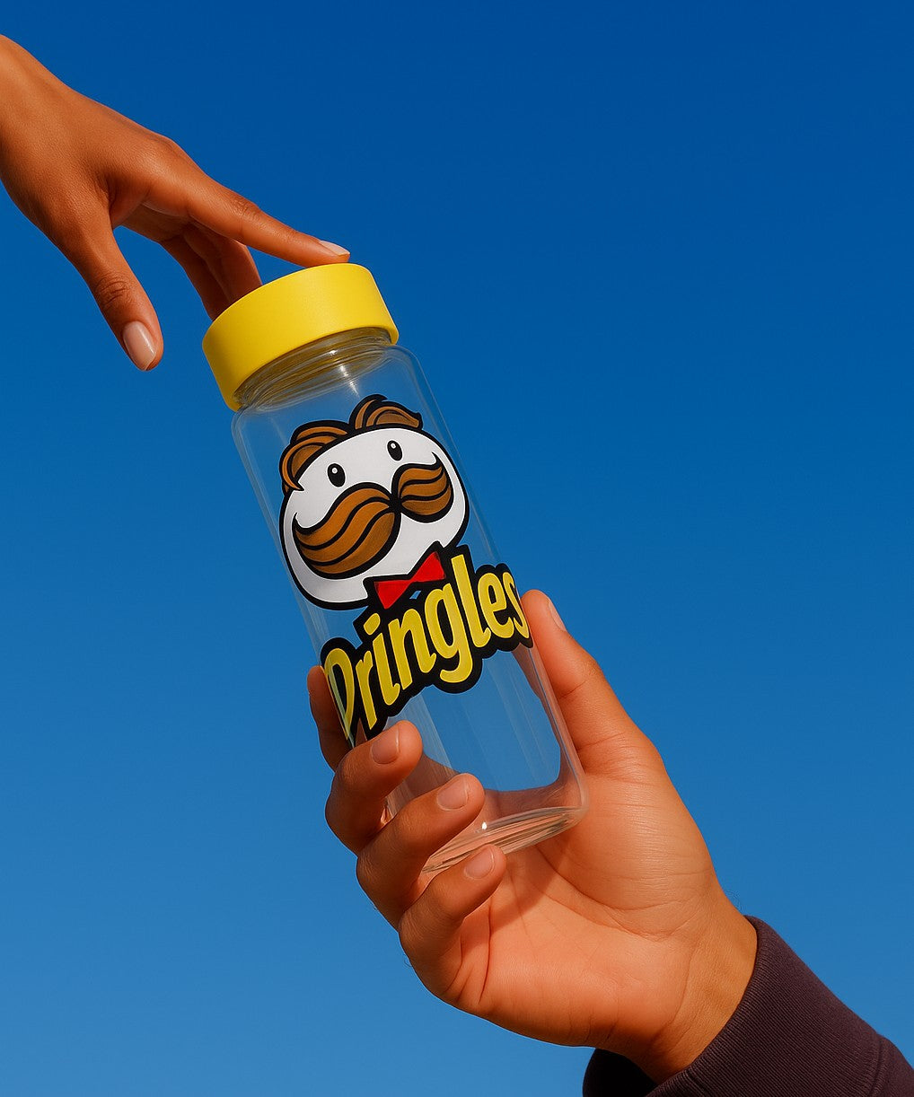 logo plastic water bottle with custom logo