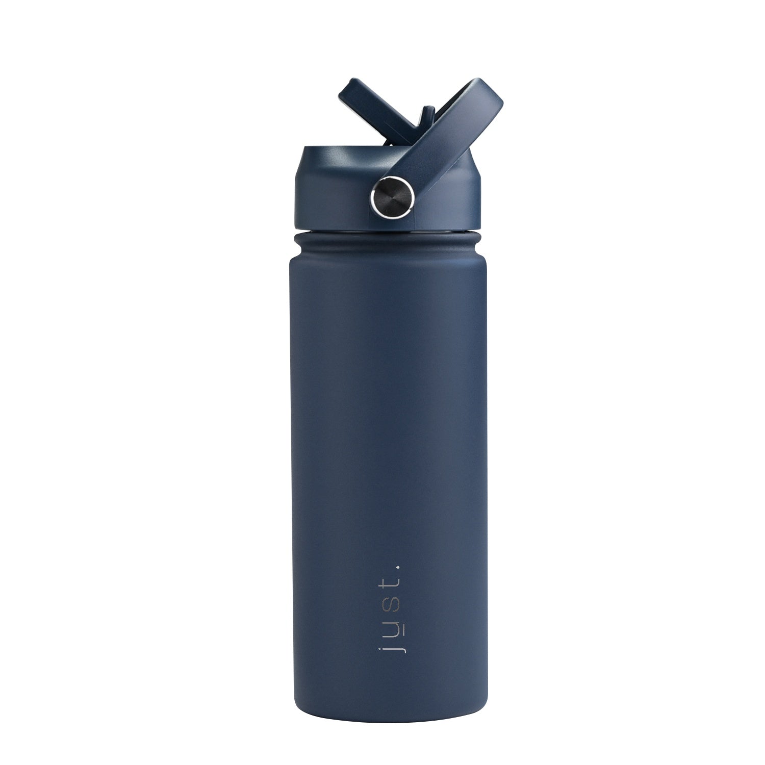 Ocean blue 550ml 18 oz custom stainless steel water bottle with straw lid and company logo – Just Bottle Pioneer
