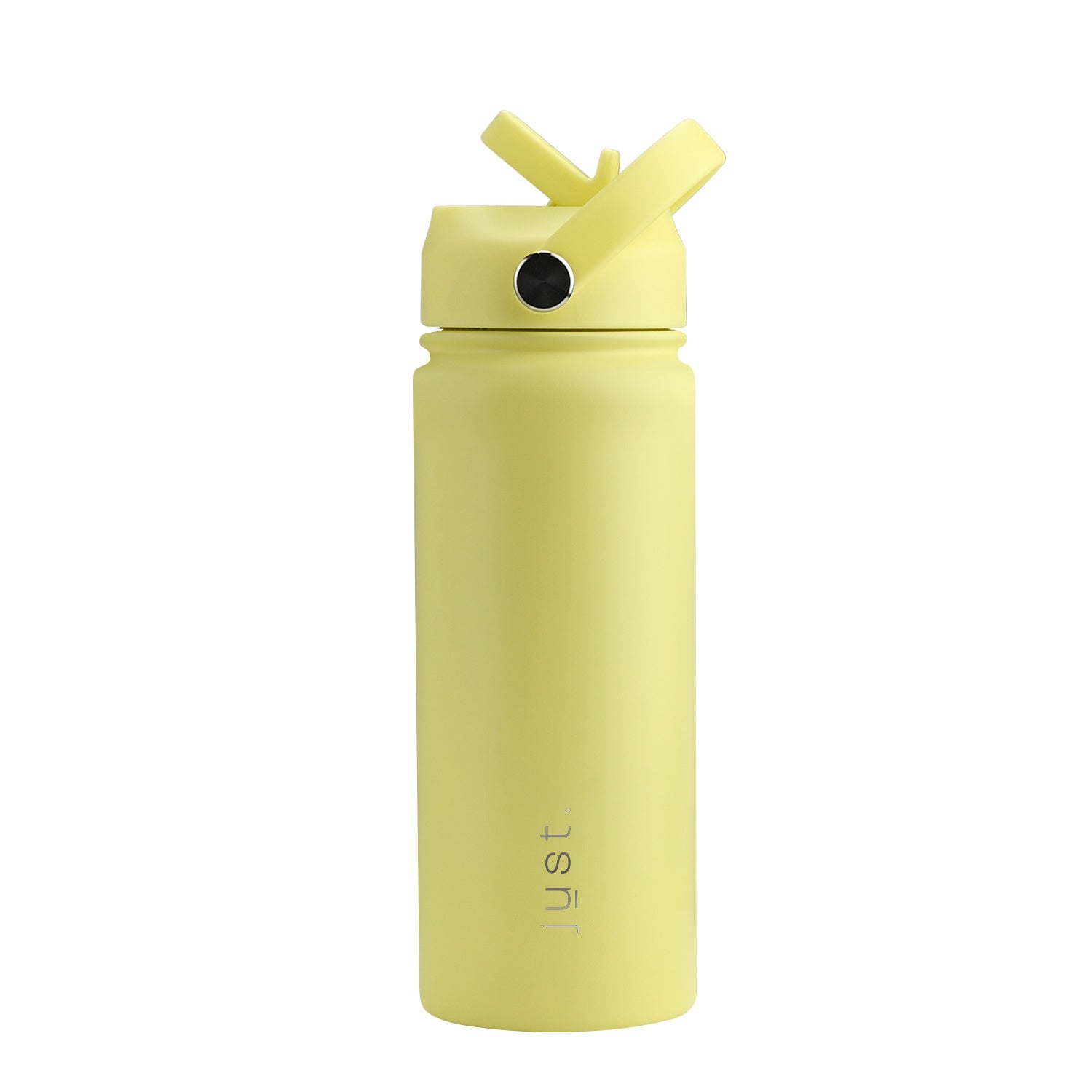 Yellow 550ml 18 oz custom stainless steel water bottle with straw lid and company logo – Just Bottle Pioneer