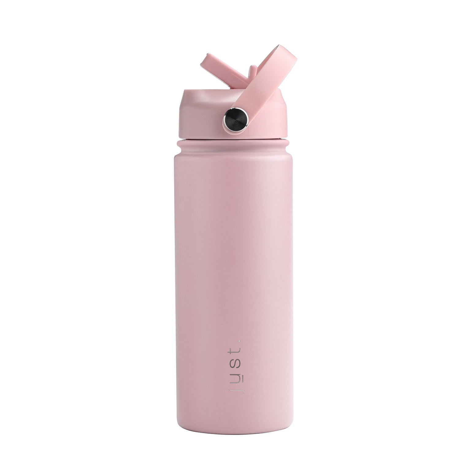 Pink 550ml 18 oz custom stainless steel water bottle with straw lid and company logo – Just Bottle Pioneer