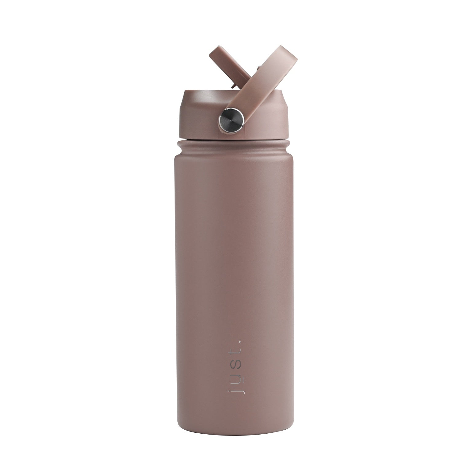 Mocha 550ml 18 oz custom stainless steel water bottle with straw lid and company logo – Just Bottle Pioneer