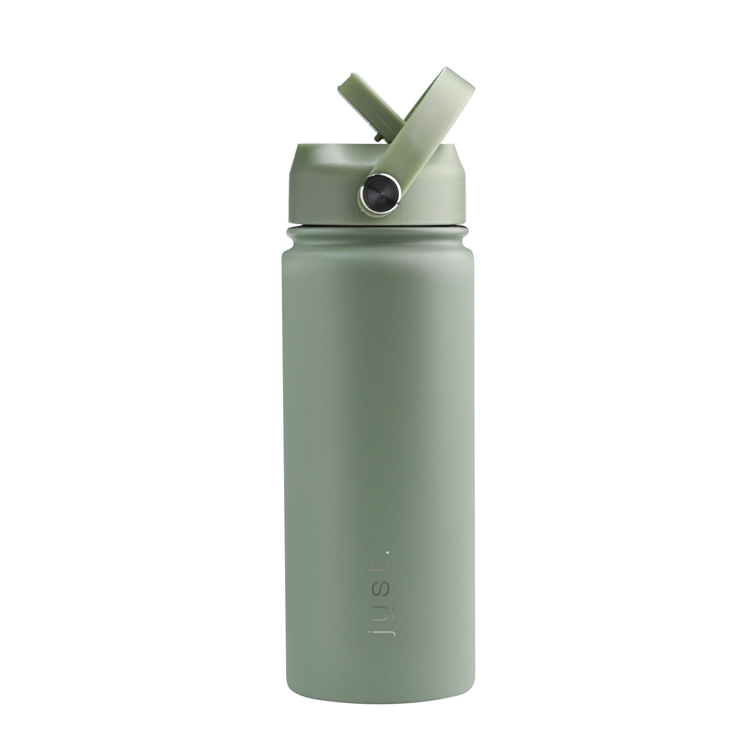 Green 550ml 18 oz custom stainless steel water bottle with straw lid and company logo – Just Bottle Pioneer