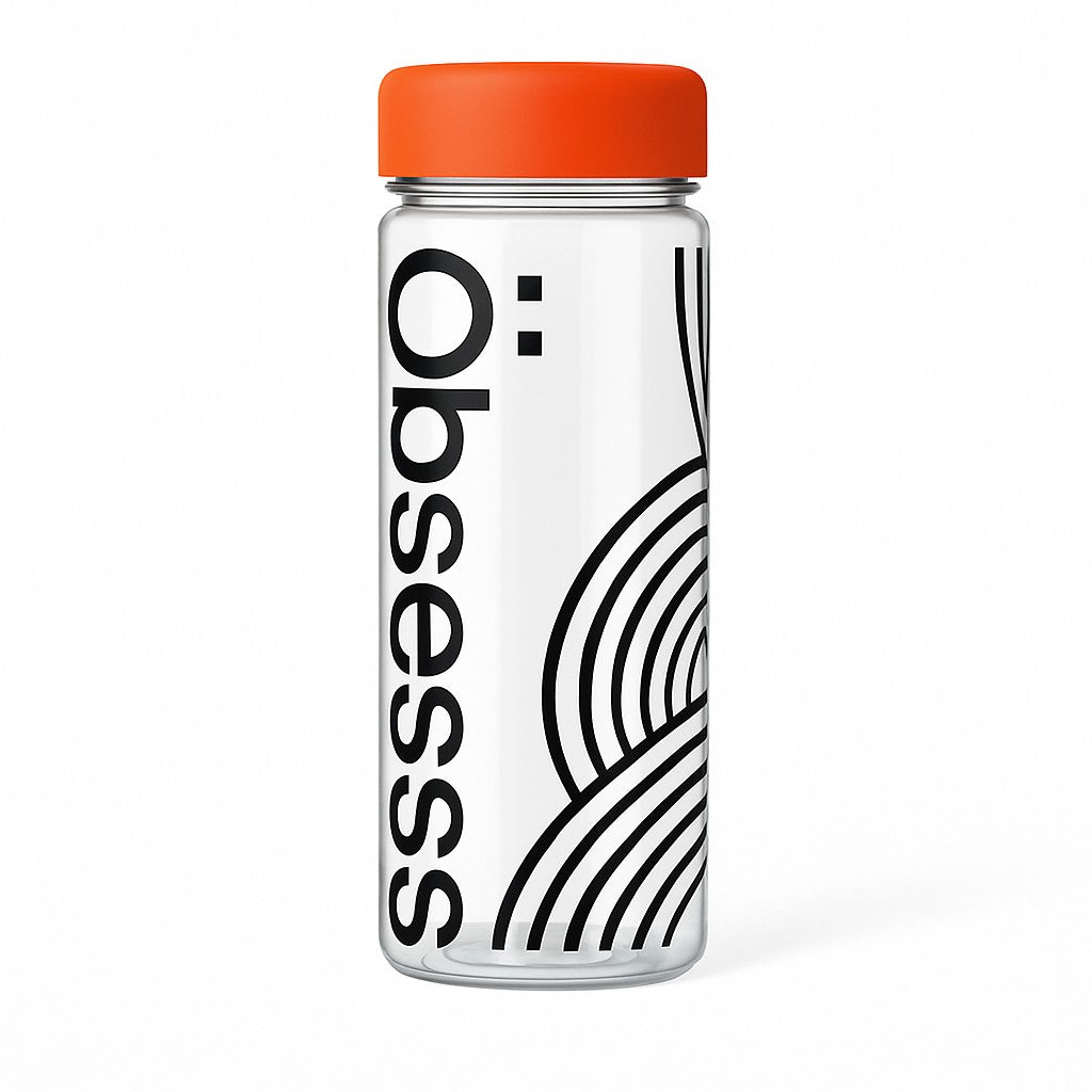 rpet plastic water bottle with custom logo - 500ml 16oz