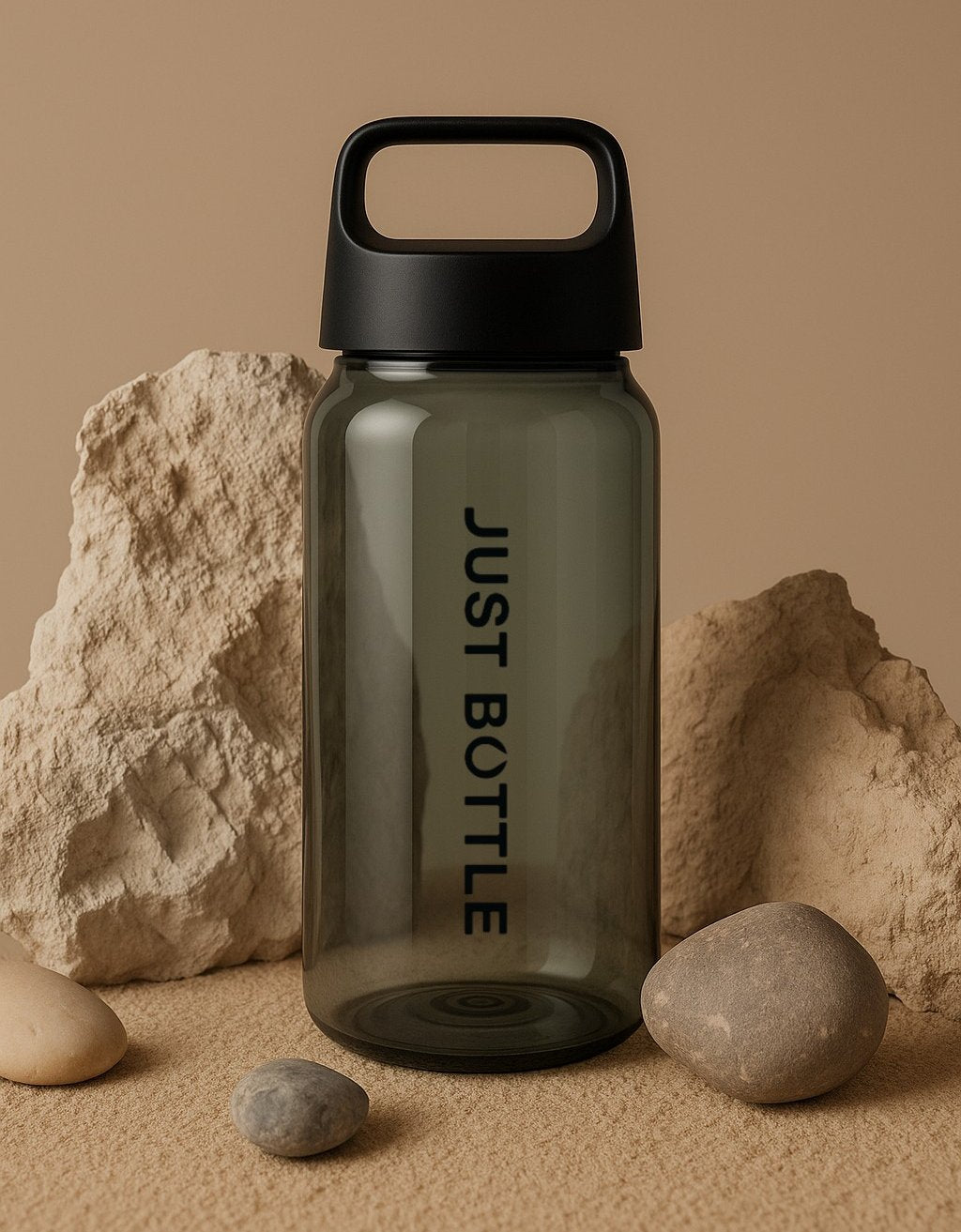 Just Bottle rPET plastic reusable bottle 500ml 16 oz size