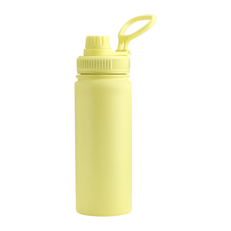 yellow bottle with company logo