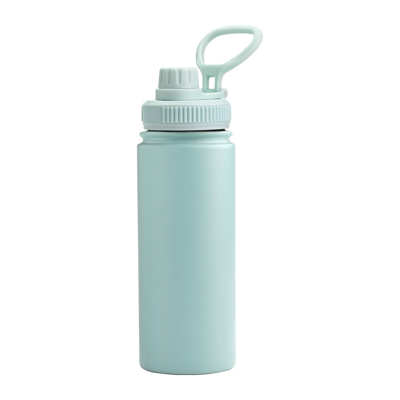 blue company logo water bottle by Just Bottle