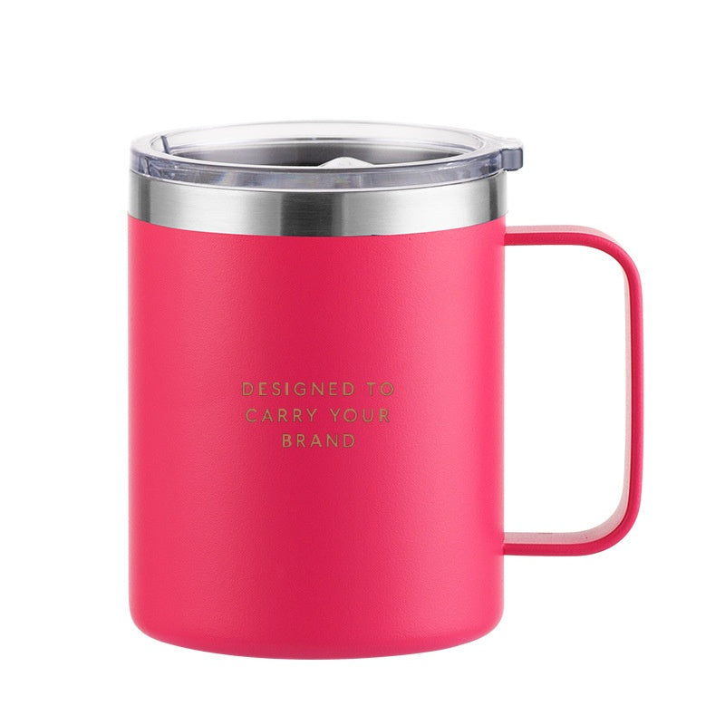 350ml (12oz) Campfire Mug in bright pink