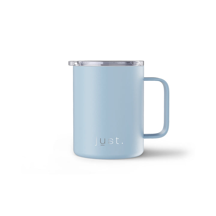 blue camping cup
