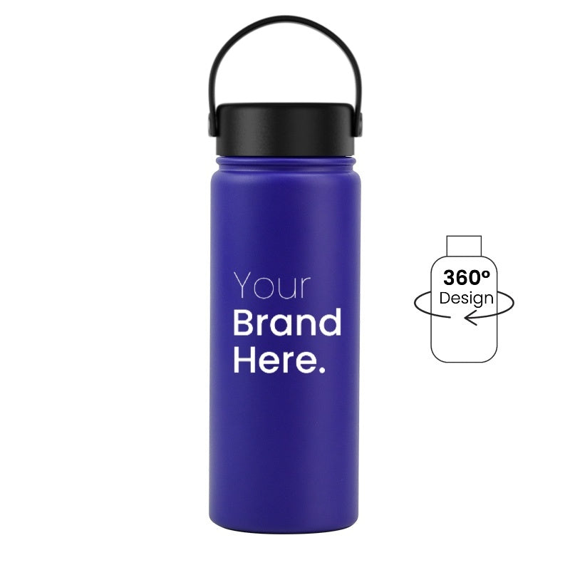 Purple 550ml 18oz custom reusable water bottle