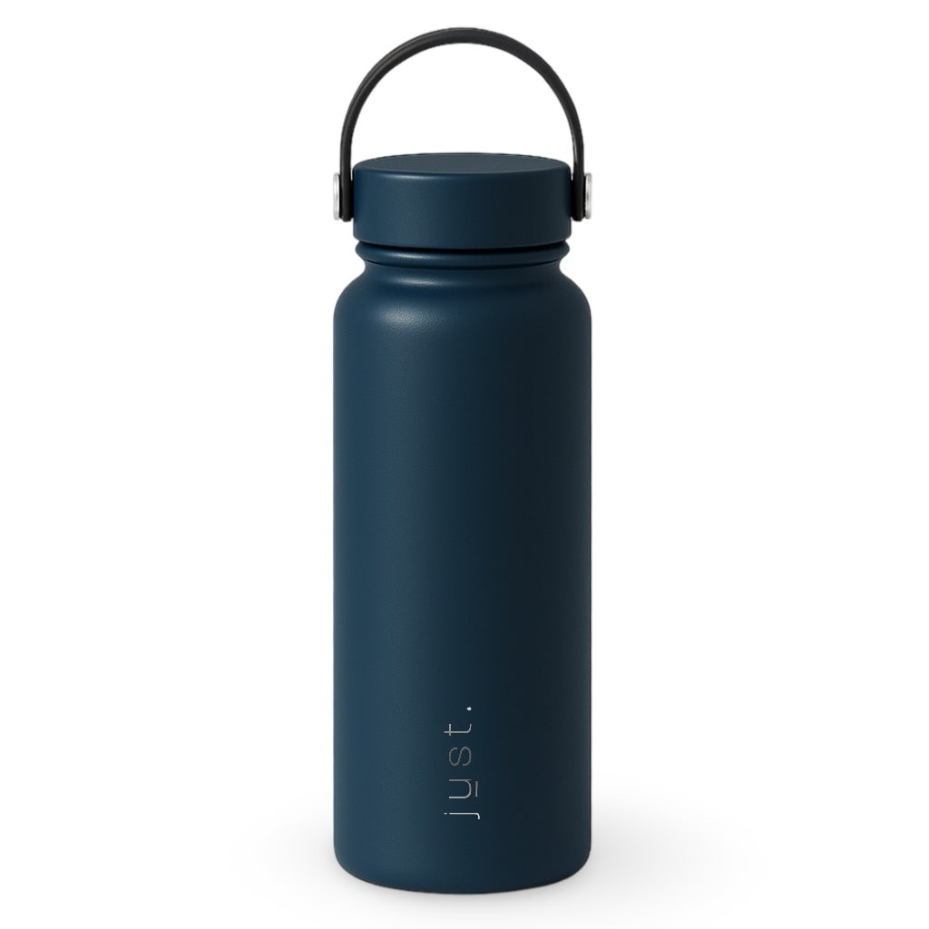 1L dark blue water bottle