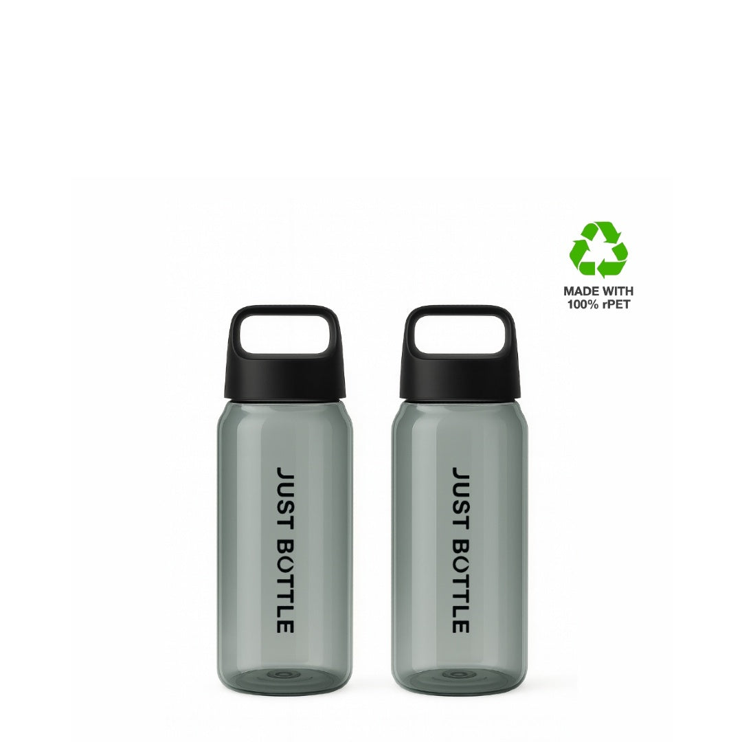 2 pack of 500ml (16oz) 100% rpet water bottles - Just Bottle 