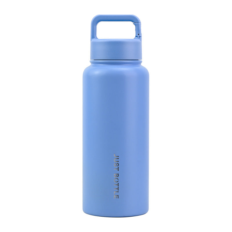 Light blue Jumbo Clipper Bottle 950ml (32oz) – Custom Logo Water Bottle by Just Bottle