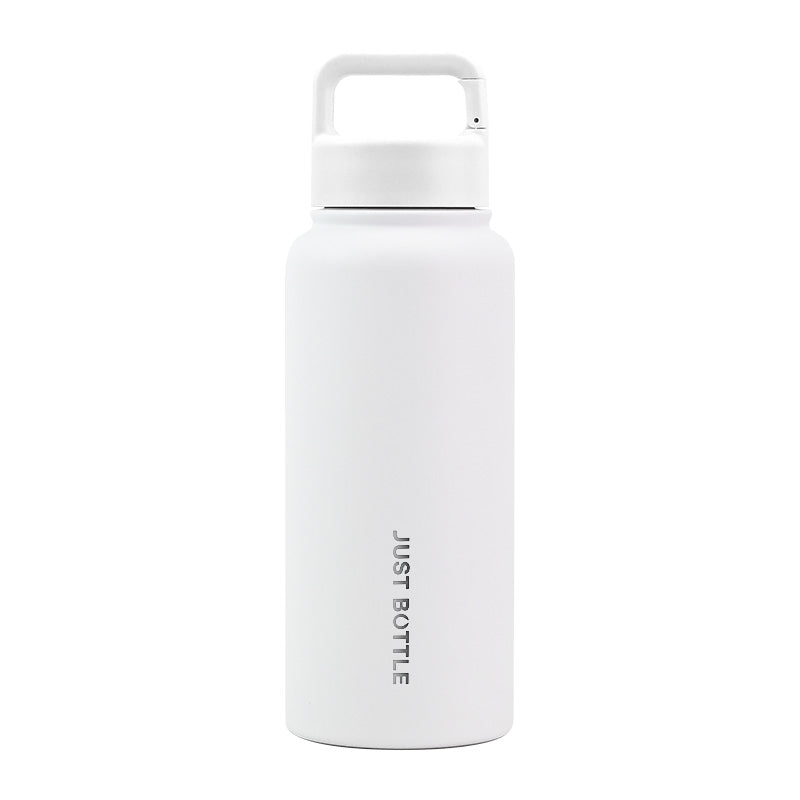 White Jumbo Clipper Bottle 950ml (32oz) – Custom Logo Water Bottle by Just Bottle