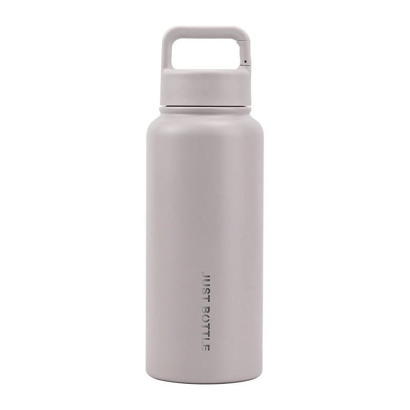 Light grey Jumbo Clipper Bottle 950ml (32oz) – Custom Logo Water Bottle by Just Bottle
