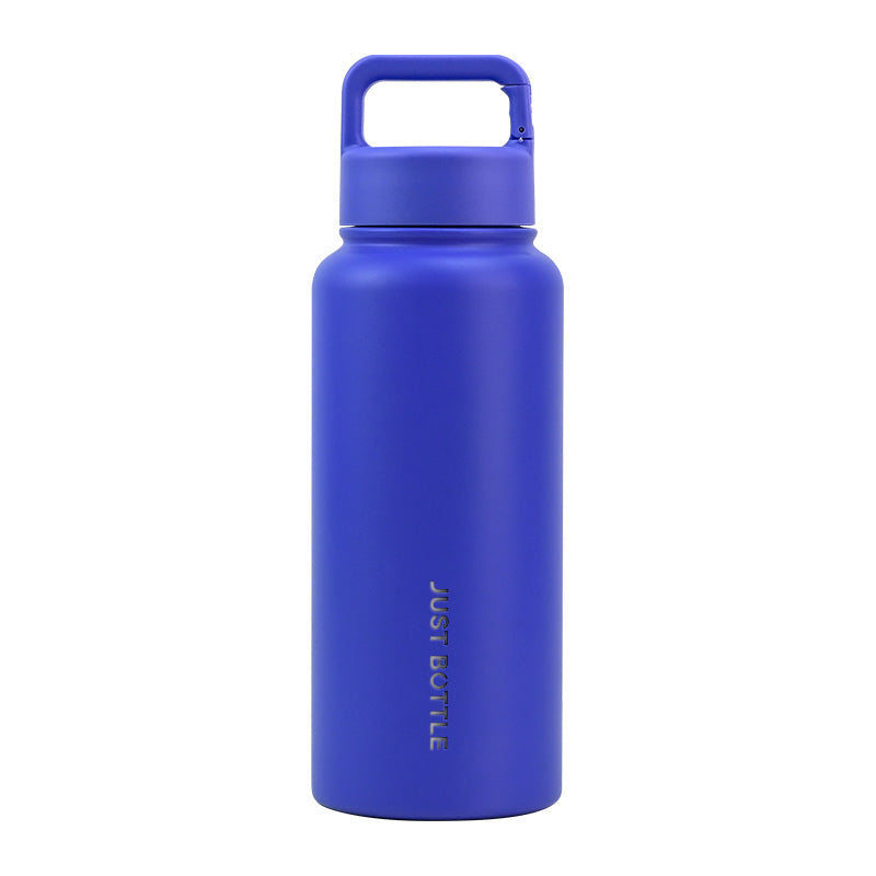 Bright blue Jumbo Clipper Bottle 950ml (32oz) – Custom Logo Water Bottle by Just Bottle