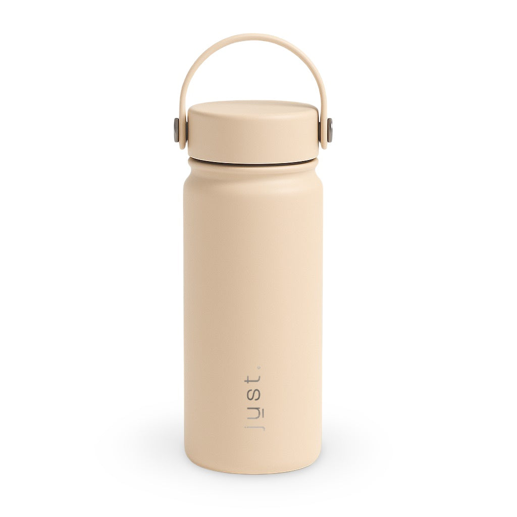 beige reusable water bottle