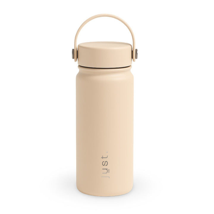 beige reusable water bottle