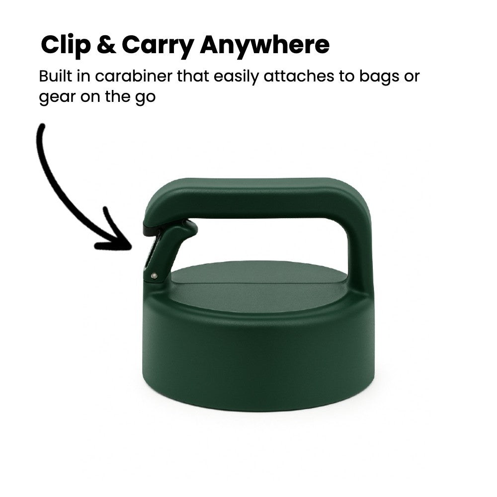 Clip on lid for reusable water bottle - Just Bottle Clipper Bottle lid