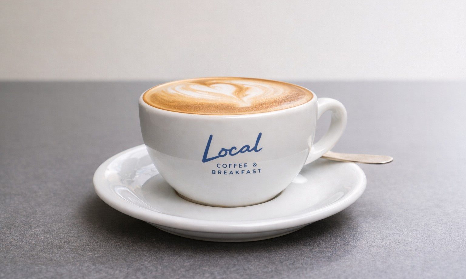 ceramic coffee cup with kiln fired logo printing