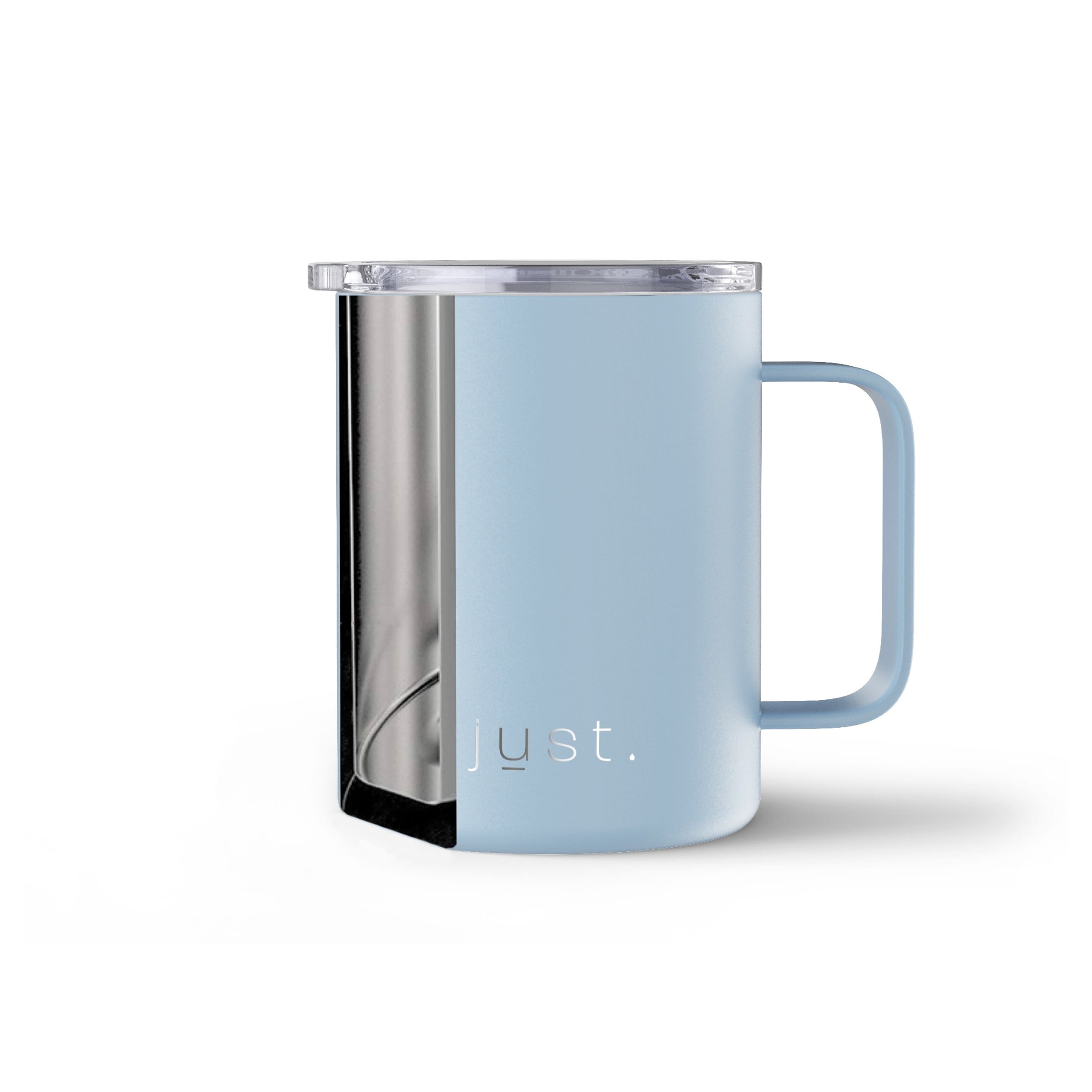 metal coffee mug with lid