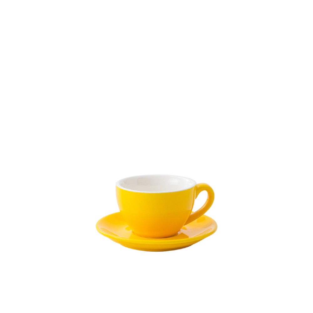 Yellow Wholesale 75ml (2.5oz) Porcelain Espresso Cup
