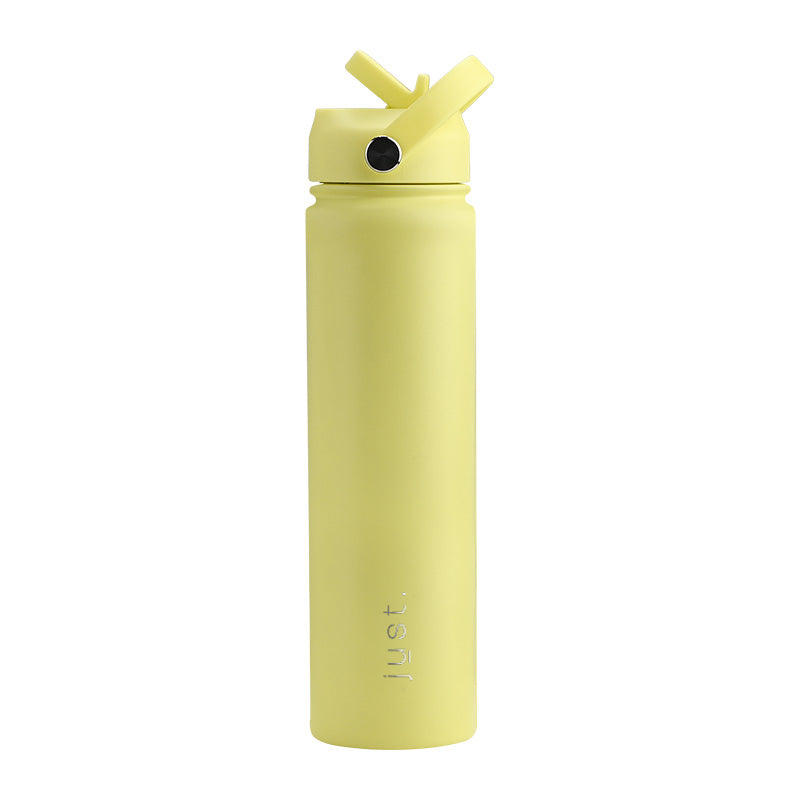 Yellow 750ml / 25 oz Company Logo Reusable Water Bottle - Just Bottle Tall Pioneer