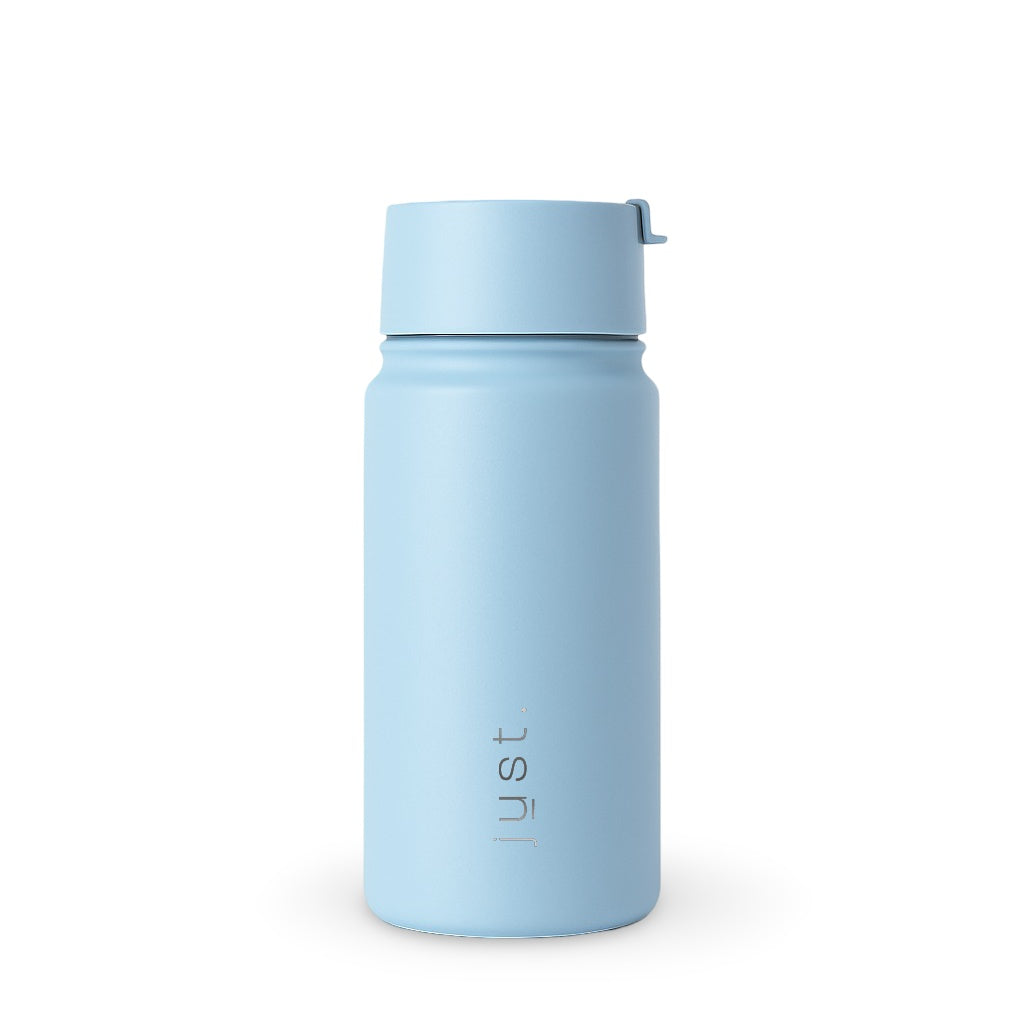 light blue leakproof coffee cup